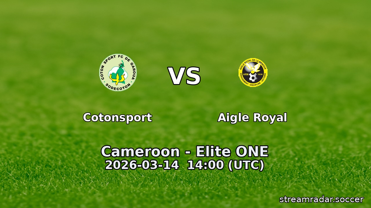Cotonsport vs Aigle Royal