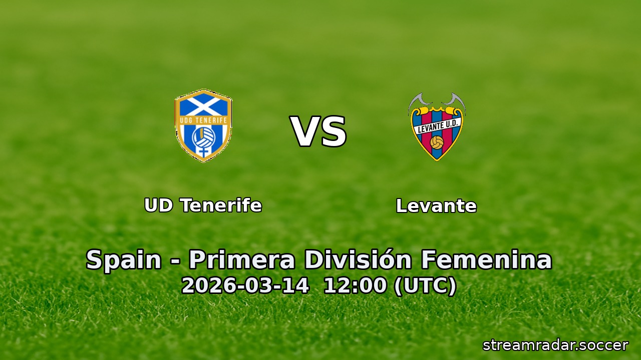 UD Tenerife vs Levante