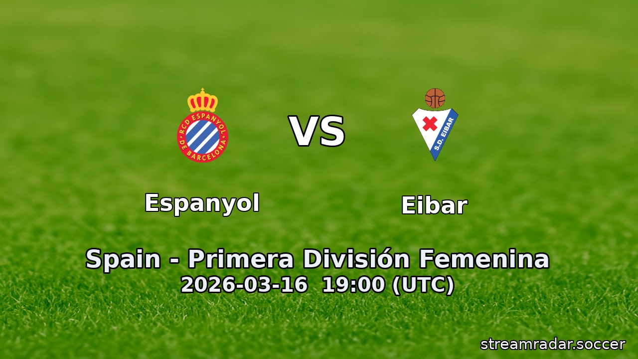 Espanyol vs Eibar