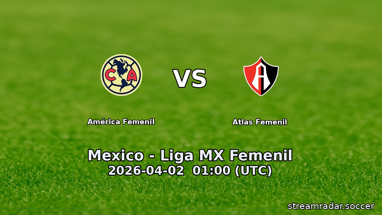 América Femenil vs Atlas Femenil