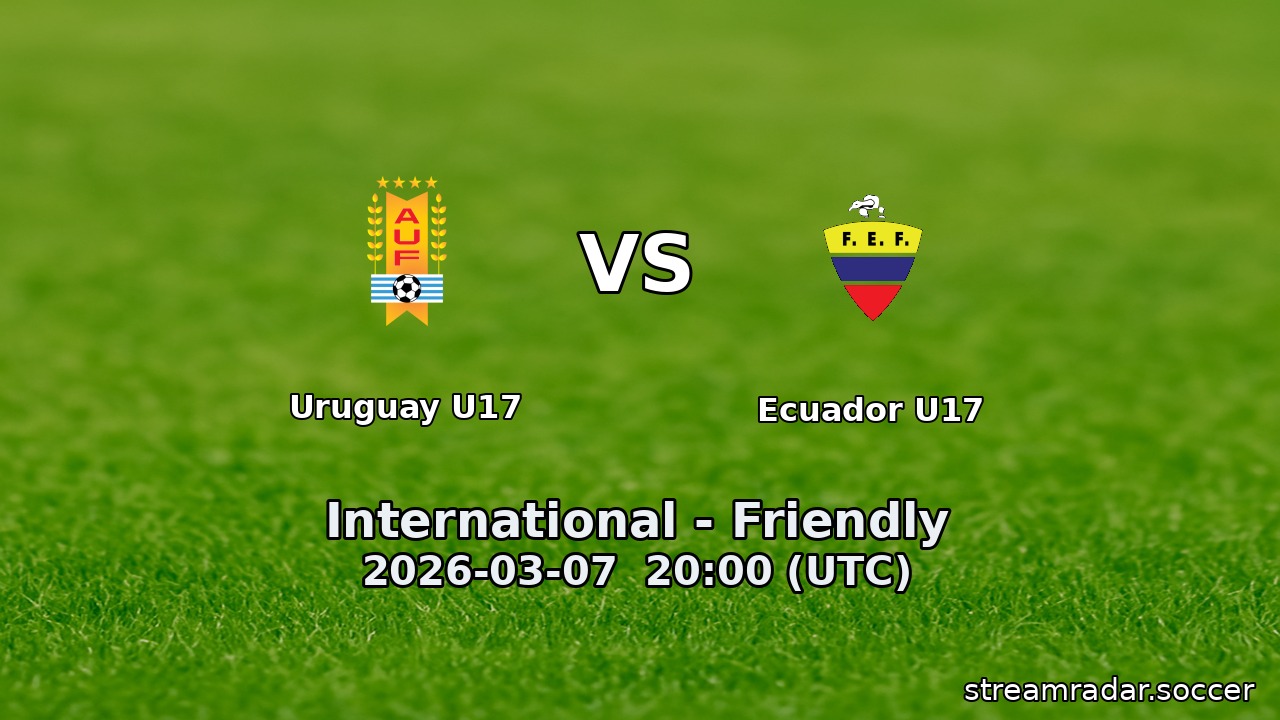 Uruguay U17 vs Ecuador U17