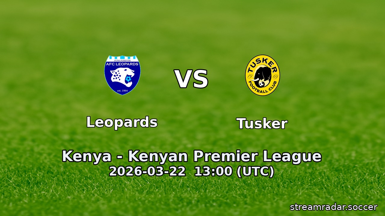 Leopards vs Tusker