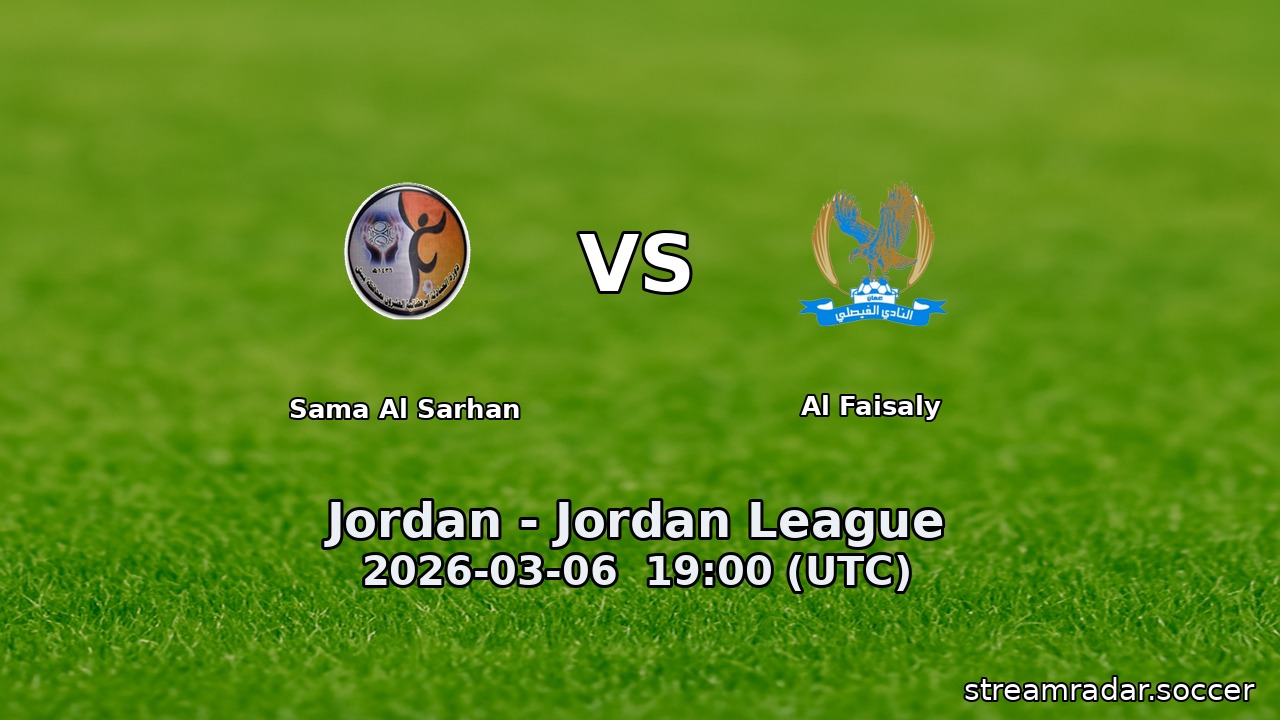 Sama Al Sarhan vs Al Faisaly