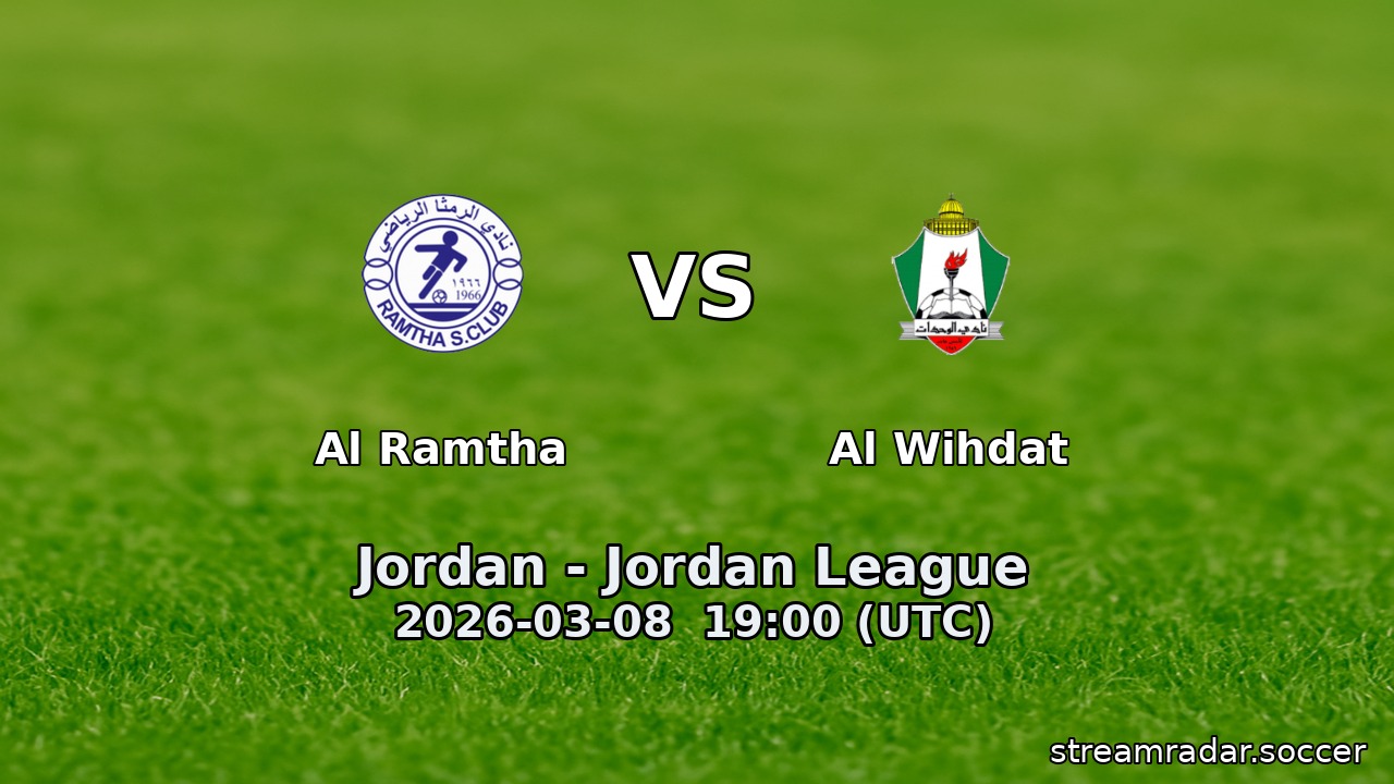 Al Ramtha vs Al Wihdat