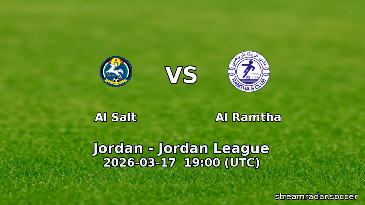 Al Salt vs Al Ramtha