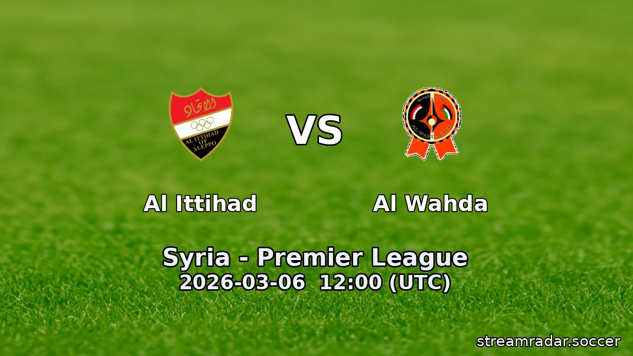 Al Ittihad vs Al Wahda
