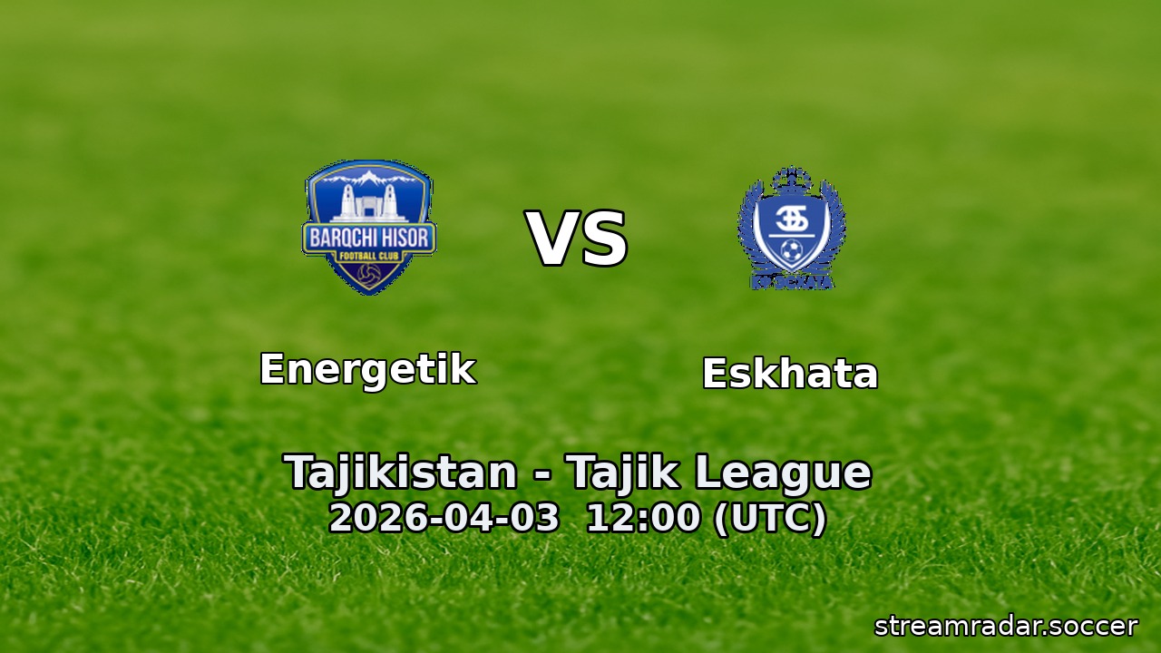 Energetik vs Eskhata