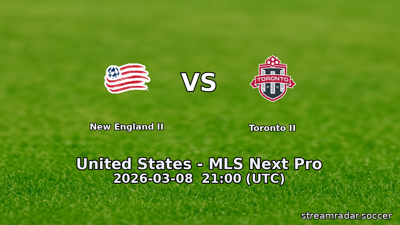 New England II vs Toronto II