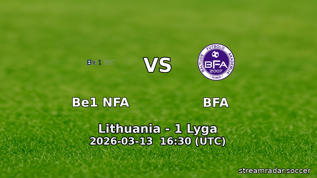 Be1 NFA vs BFA