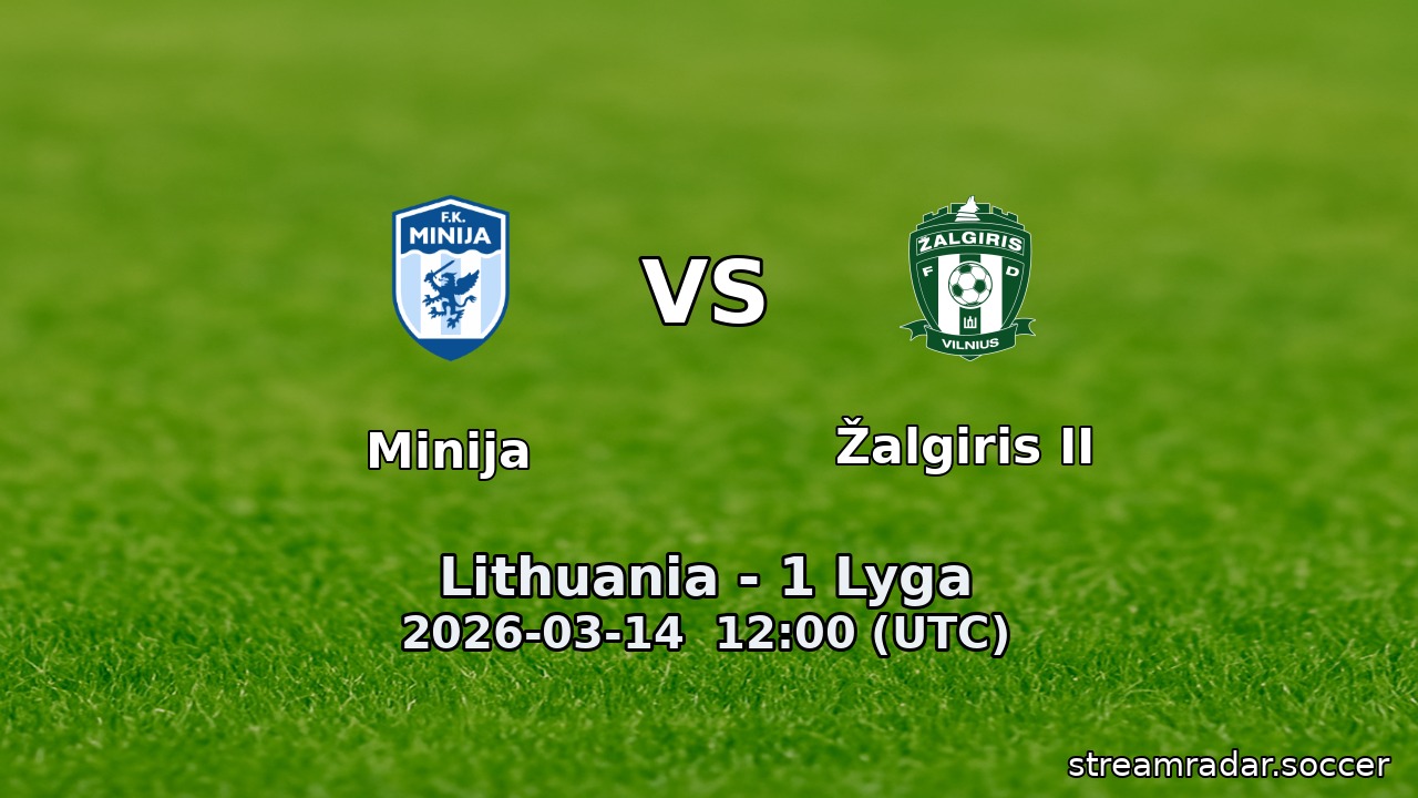 Minija vs Žalgiris II