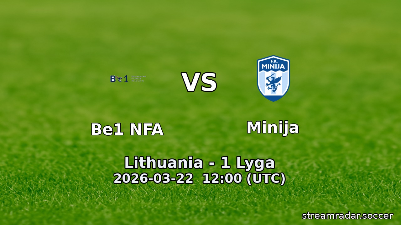 Be1 NFA vs Minija