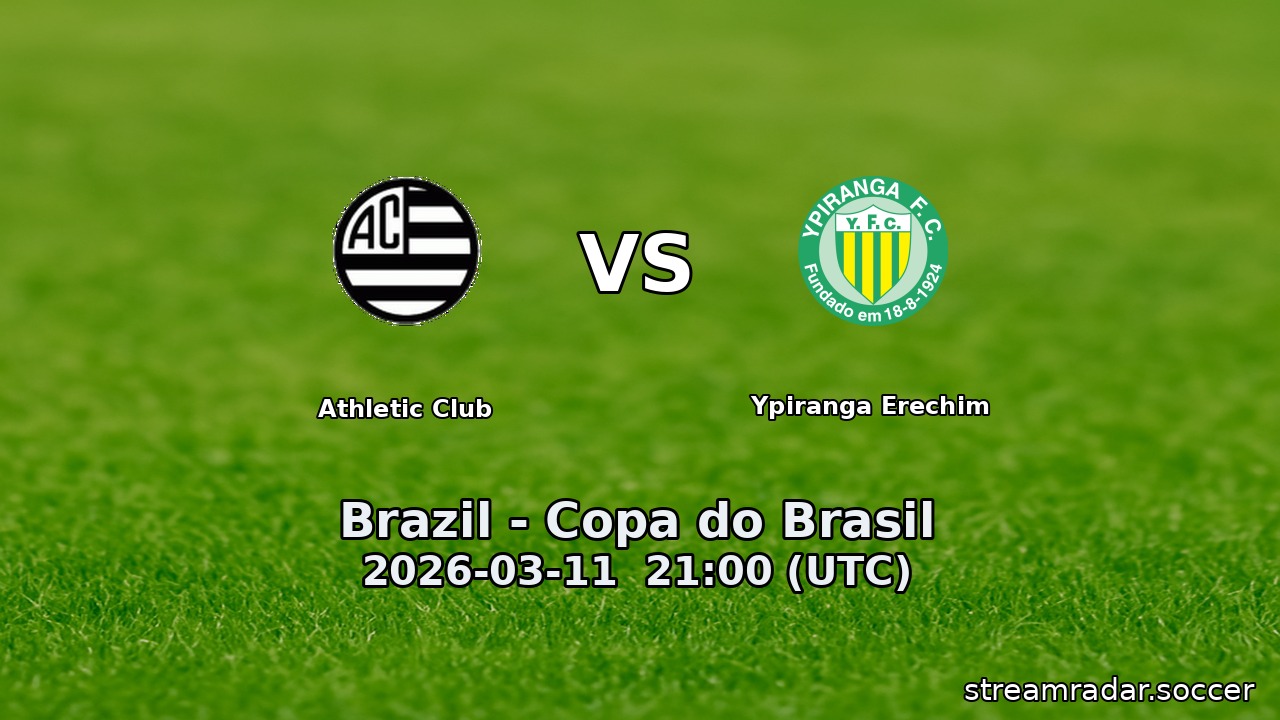 Athletic Club vs Ypiranga Erechim