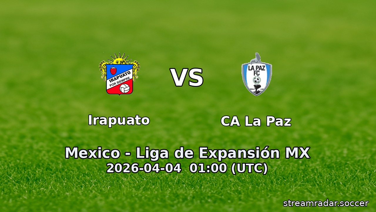 Irapuato vs CA La Paz