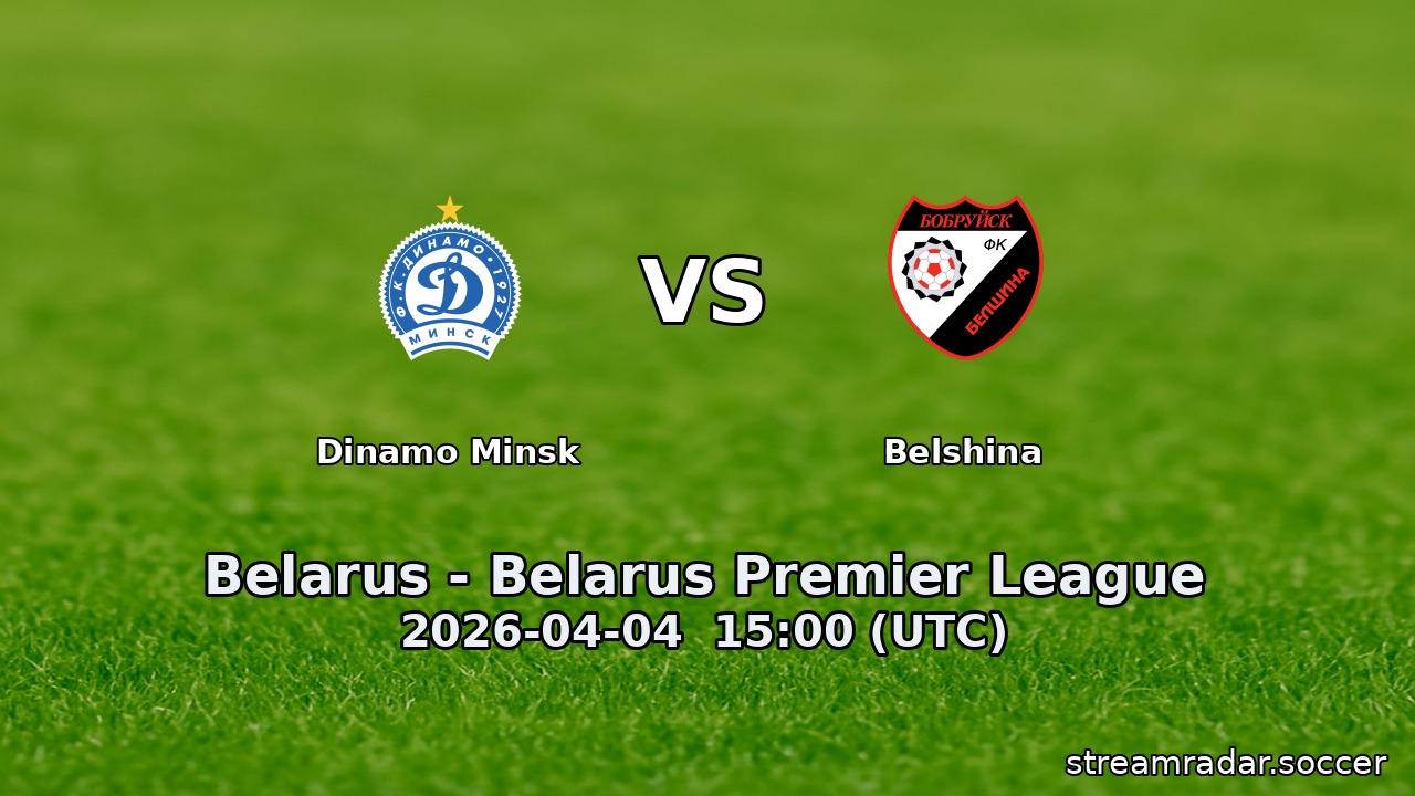 Dinamo Minsk vs Belshina