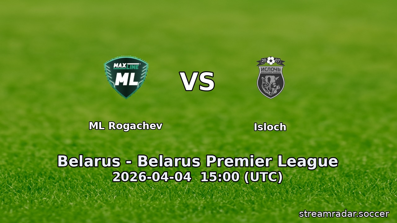ML Rogachev vs Isloch