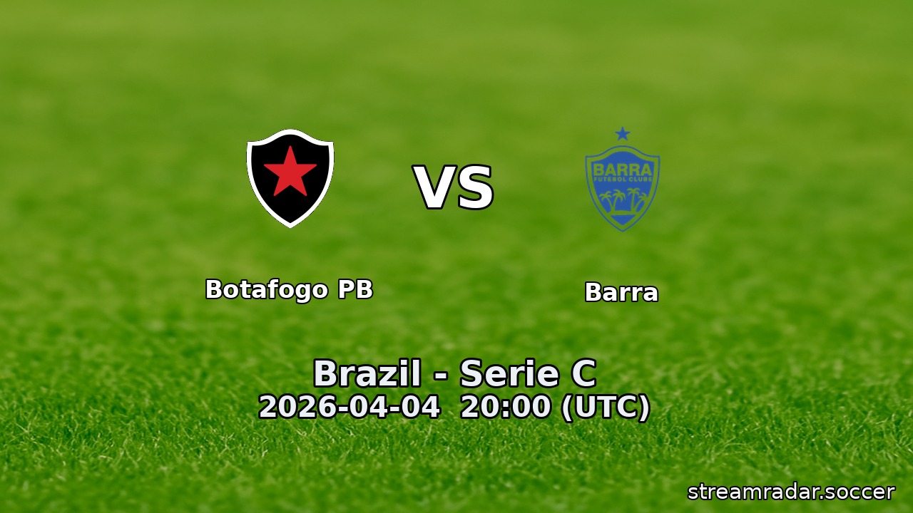 Botafogo PB vs Barra