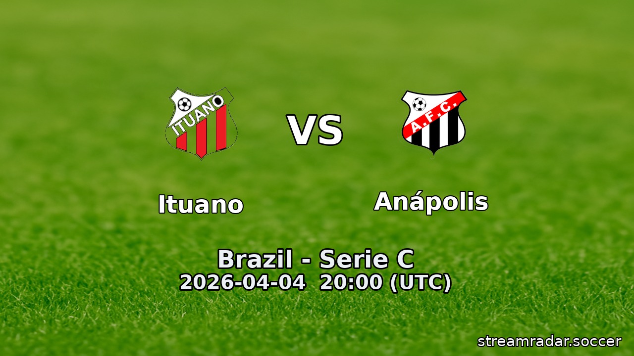 Ituano vs Anápolis