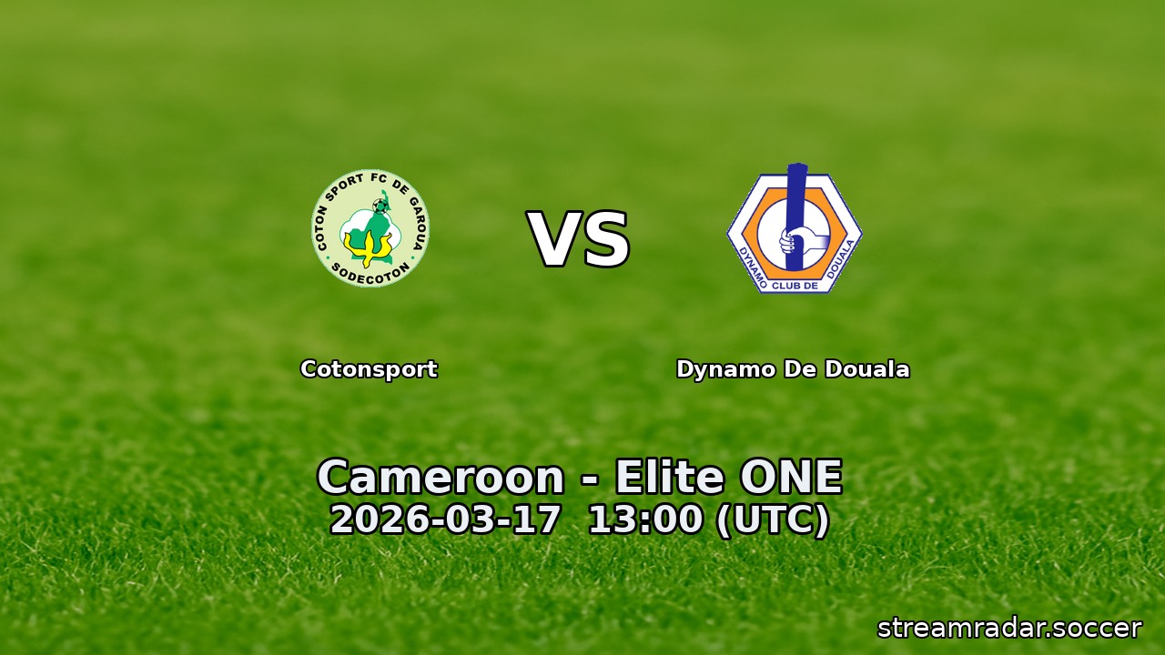 Cotonsport vs Dynamo De Douala