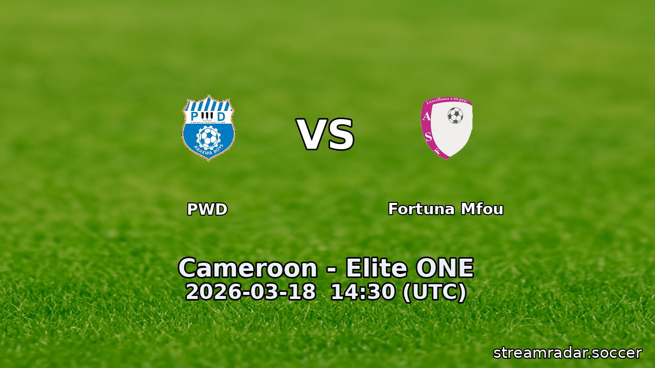 PWD vs Fortuna Mfou