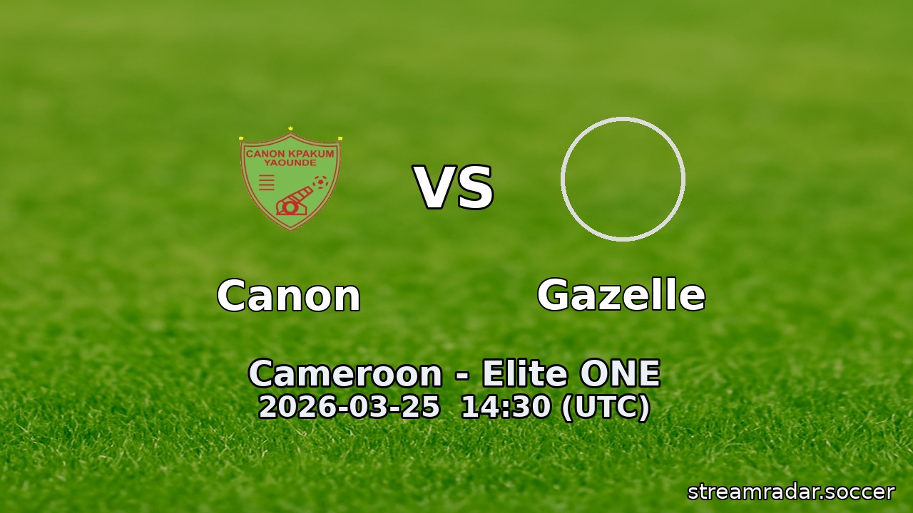 Canon vs Gazelle