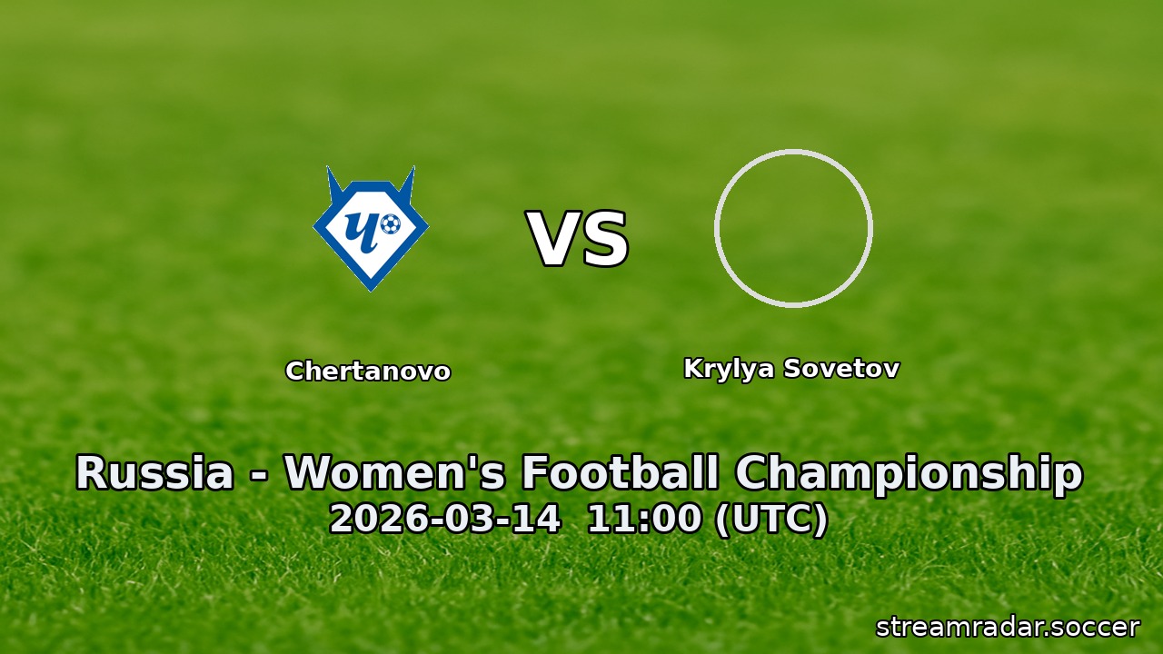 Chertanovo vs Krylya Sovetov