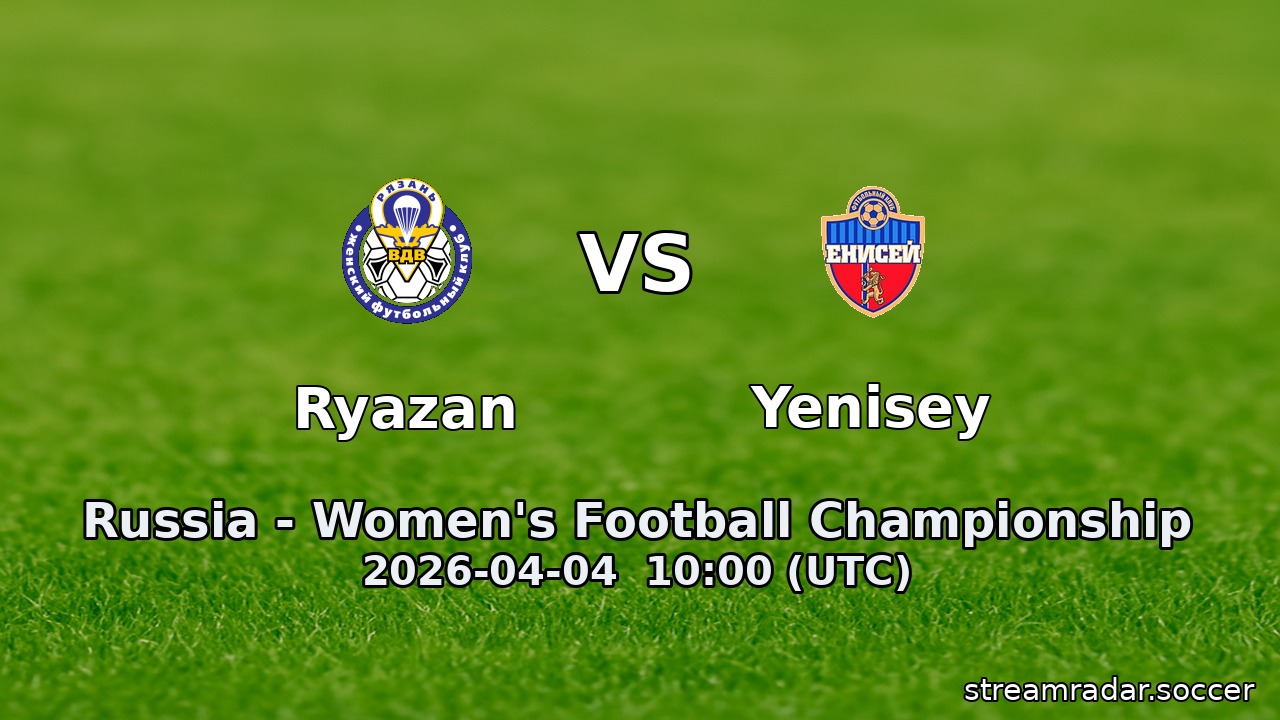 Ryazan vs Yenisey