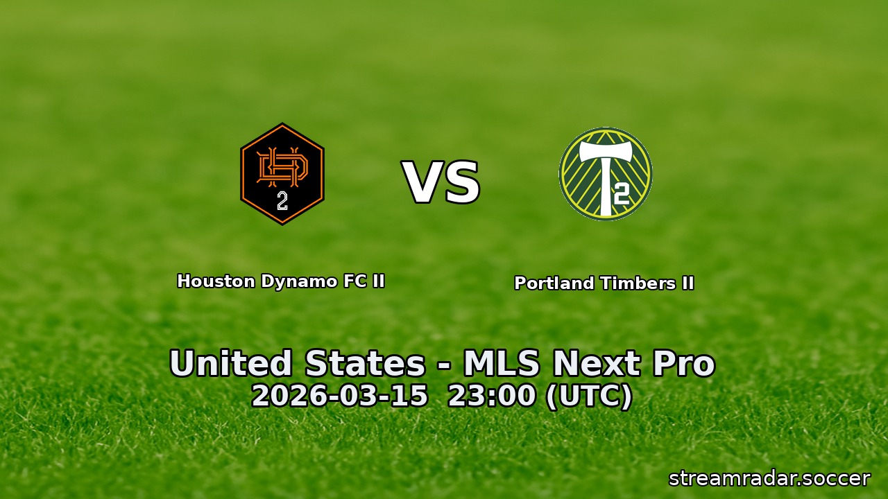 Houston Dynamo FC II vs Portland Timbers II