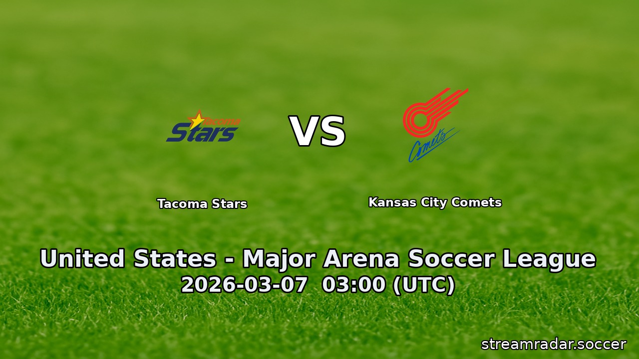 Tacoma Stars vs Kansas City Comets