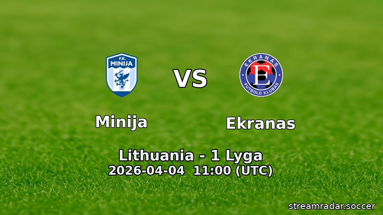 Minija vs Ekranas