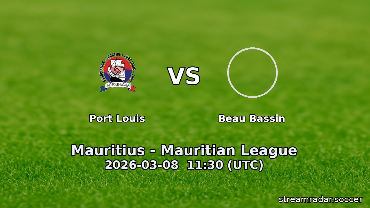 Port Louis vs Beau Bassin