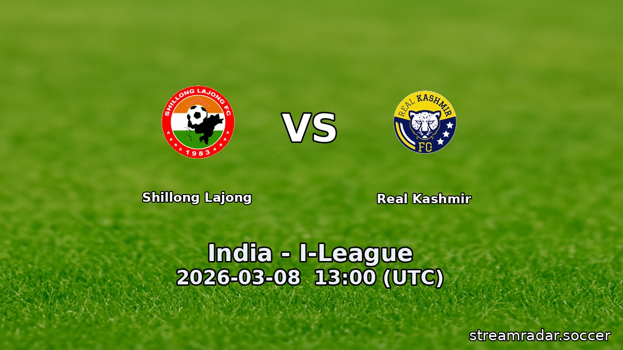 Shillong Lajong vs Real Kashmir
