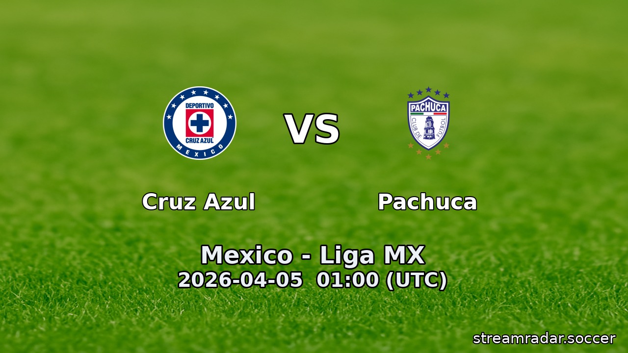 Cruz Azul vs Pachuca