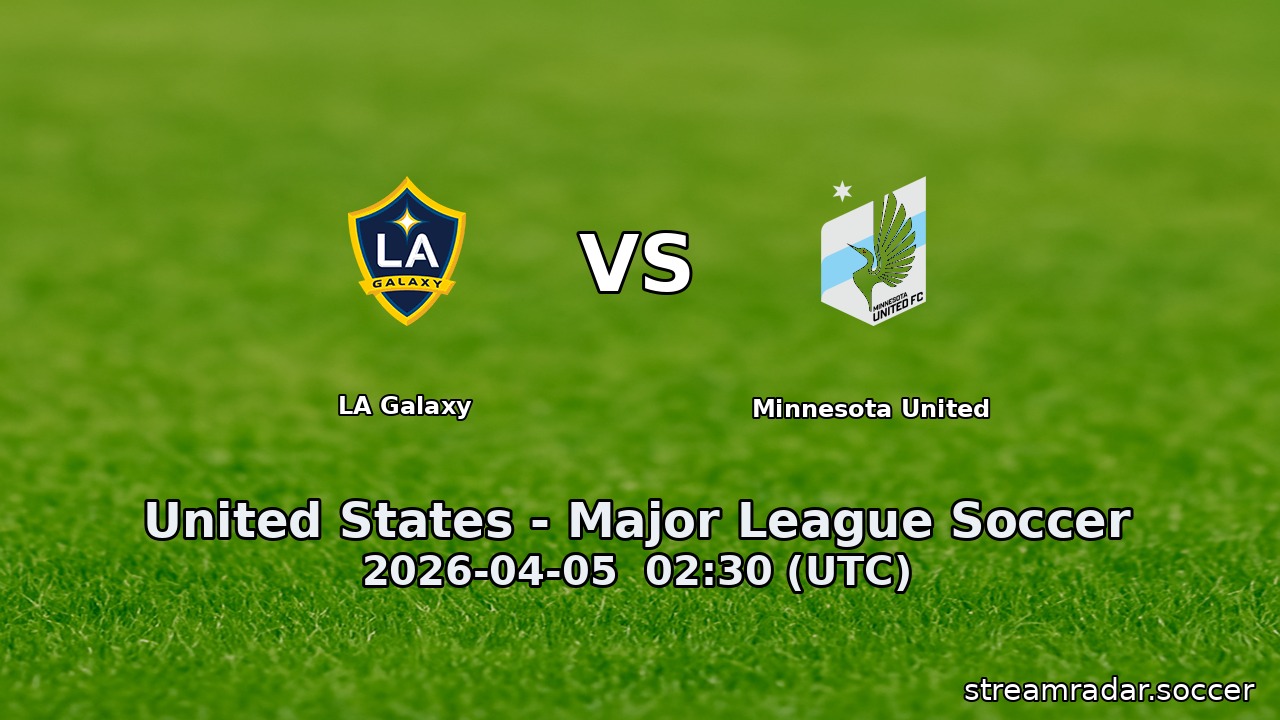 LA Galaxy vs Minnesota United