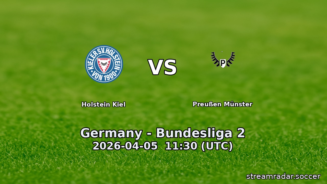 Holstein Kiel vs Preußen Münster