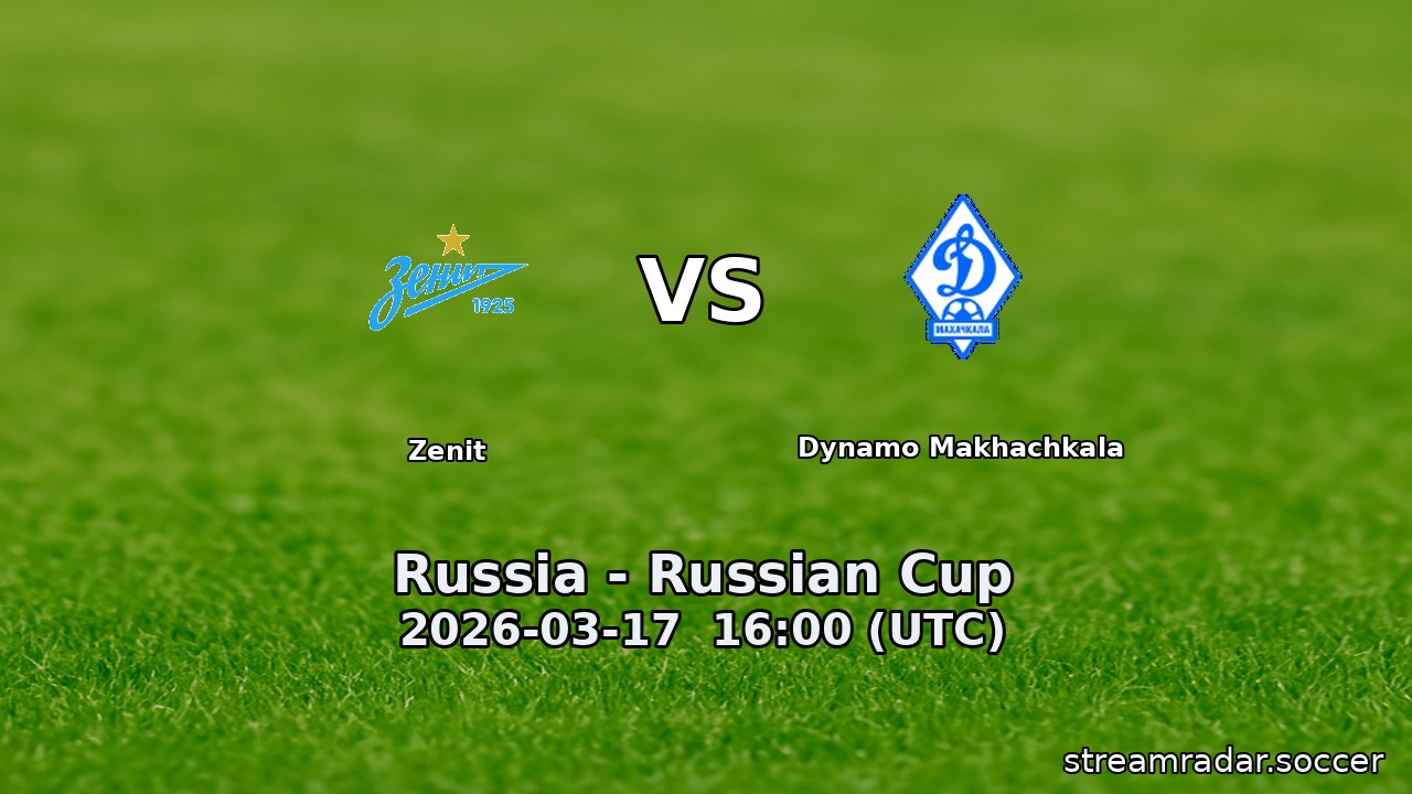 Zenit vs Dynamo Makhachkala