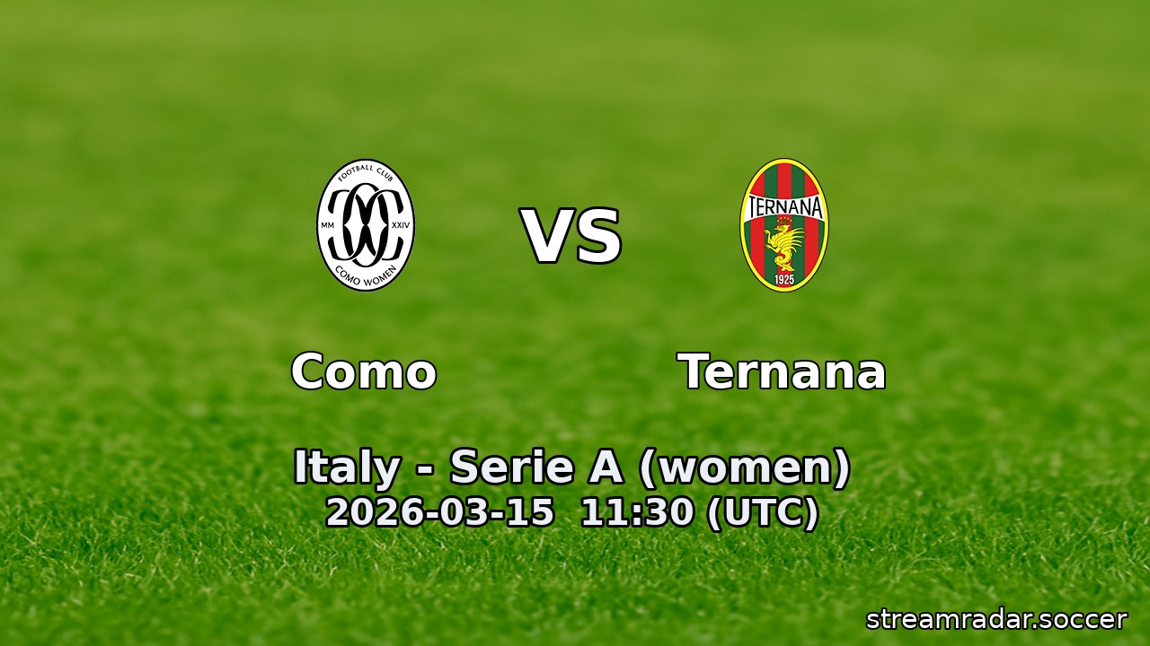Como vs Ternana