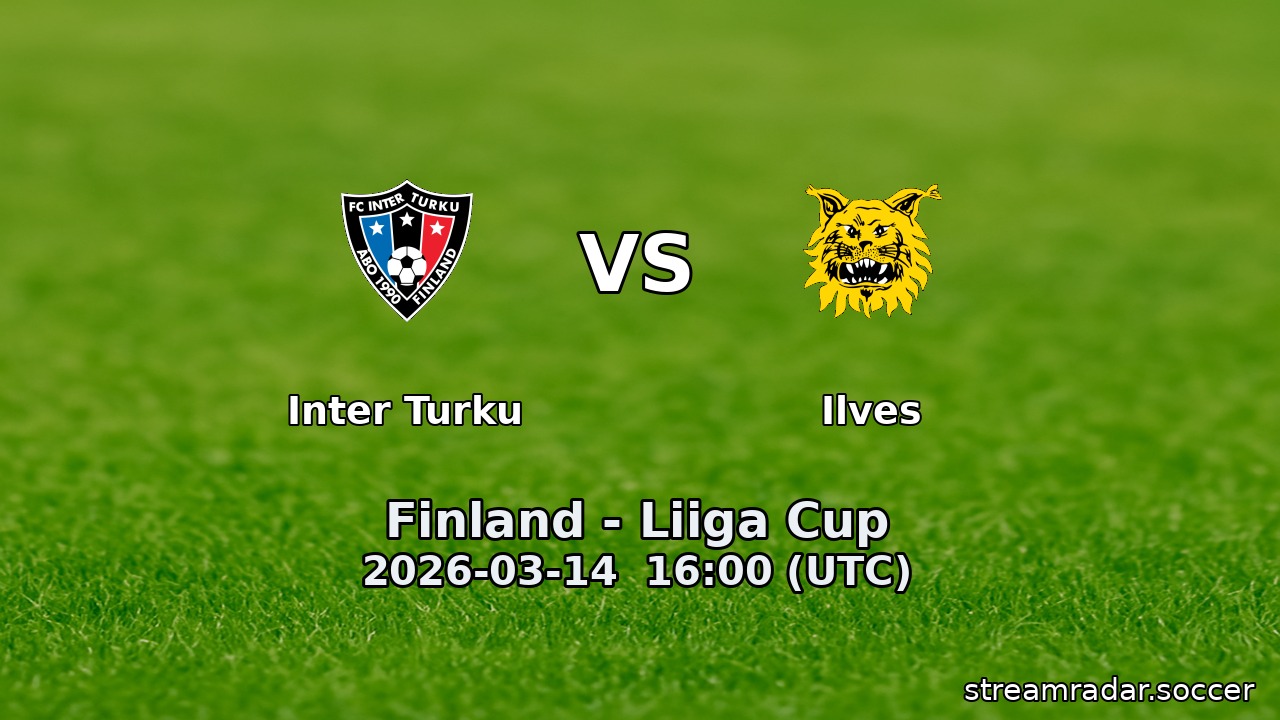 Inter Turku vs Ilves
