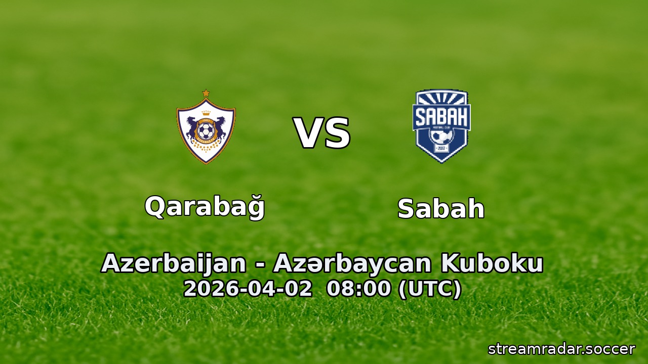 Qarabağ vs Sabah
