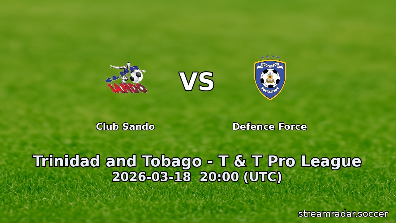 Club Sando vs Defence Force