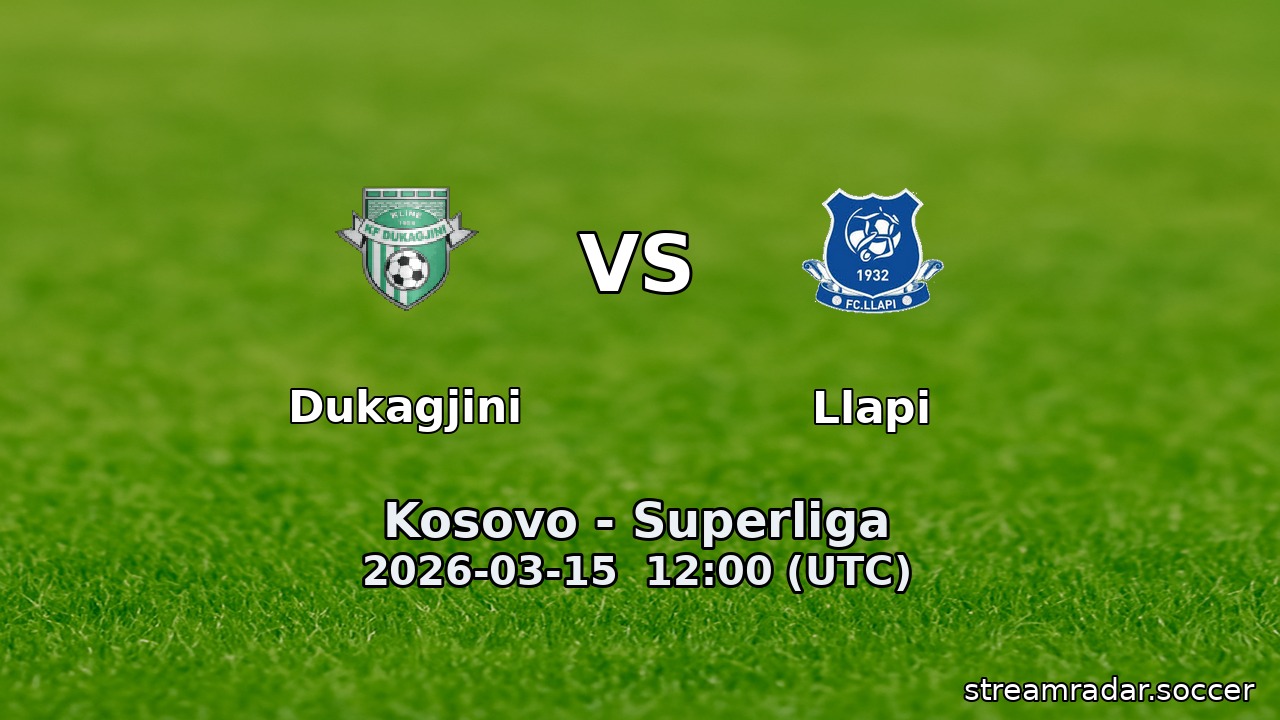 Dukagjini vs Llapi