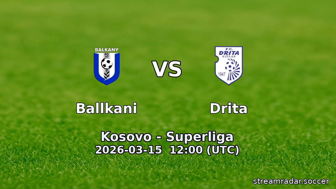 Ballkani vs Drita