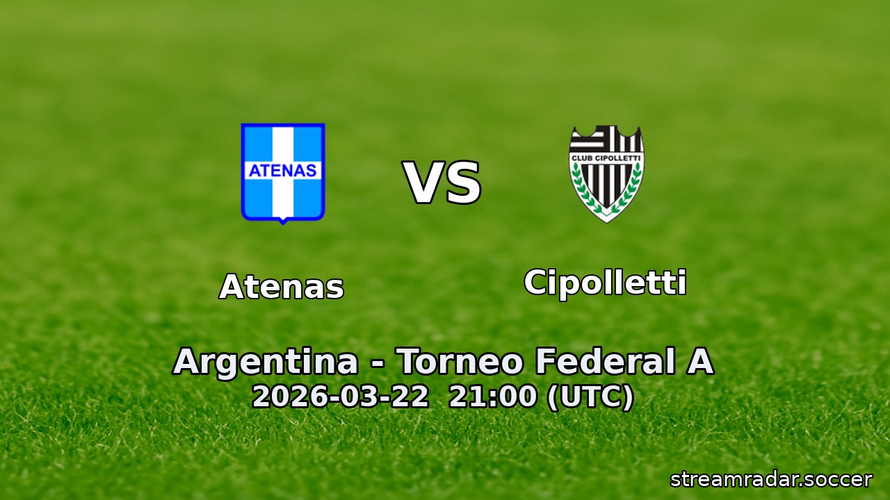 Atenas vs Cipolletti