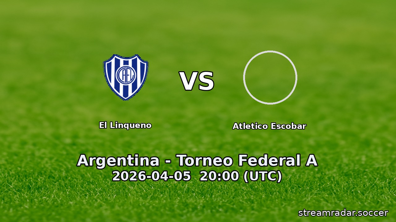 El Linqueno vs Atletico Escobar