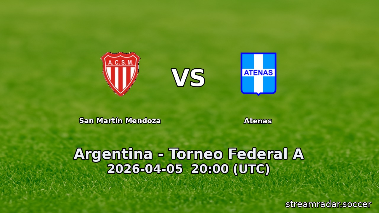 San Martín Mendoza vs Atenas