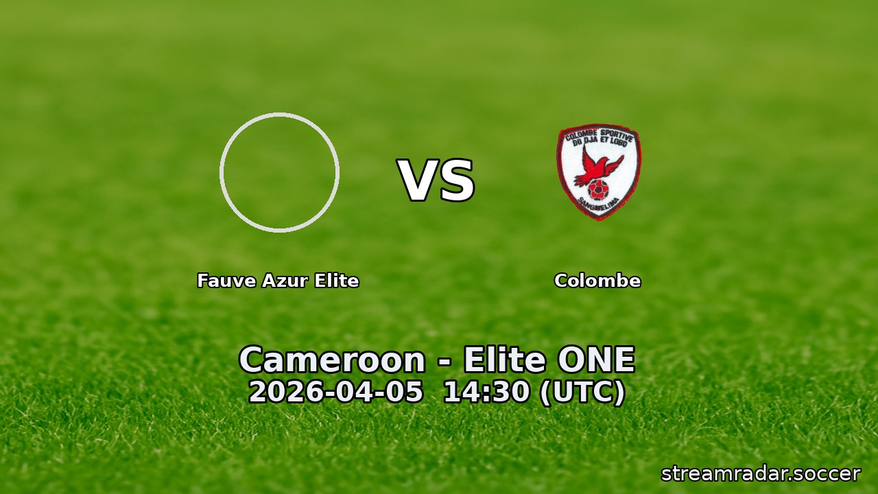 Fauve Azur Elite vs Colombe