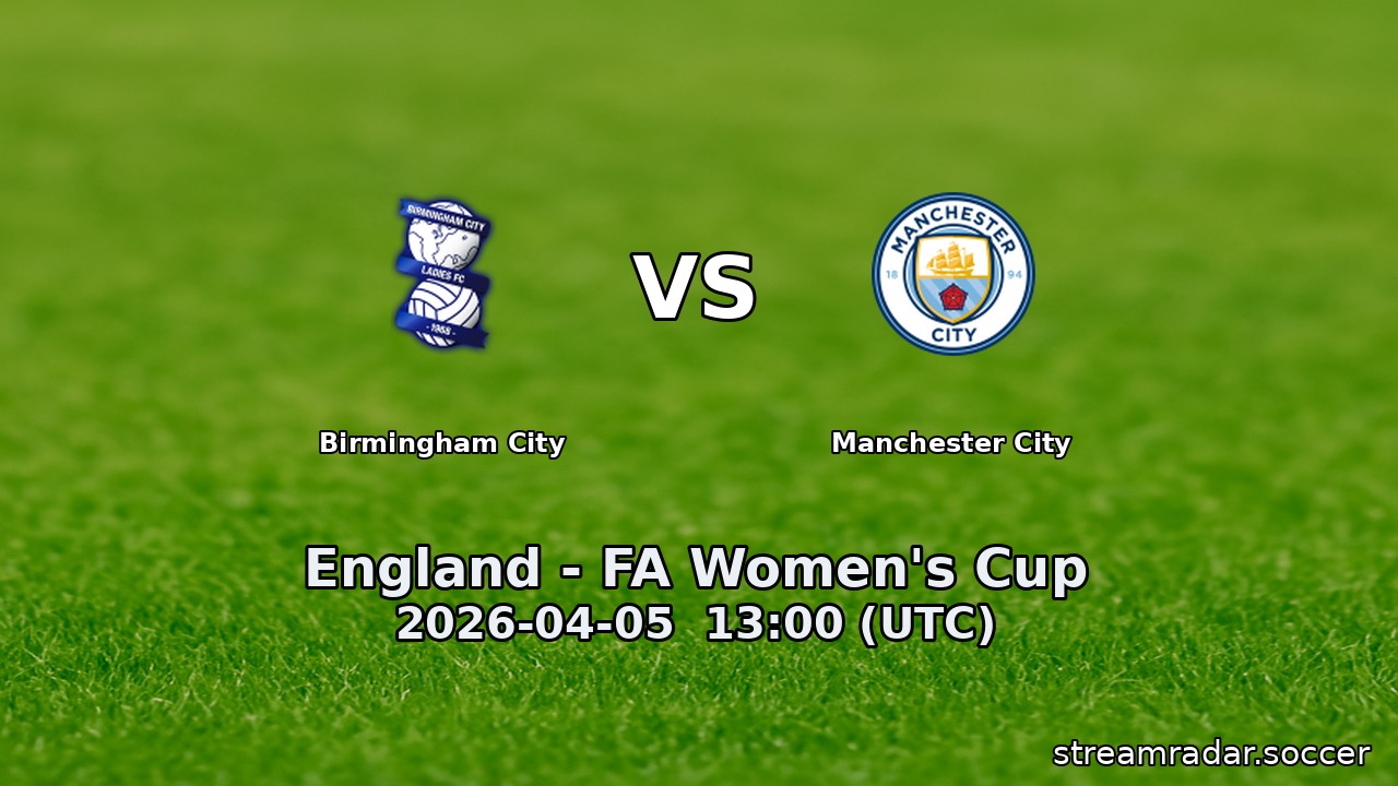 Birmingham City vs Manchester City