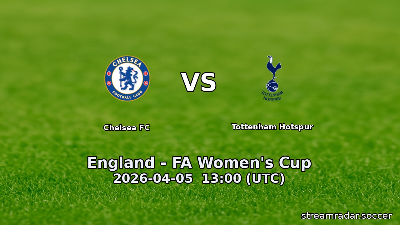 Chelsea FC vs Tottenham Hotspur