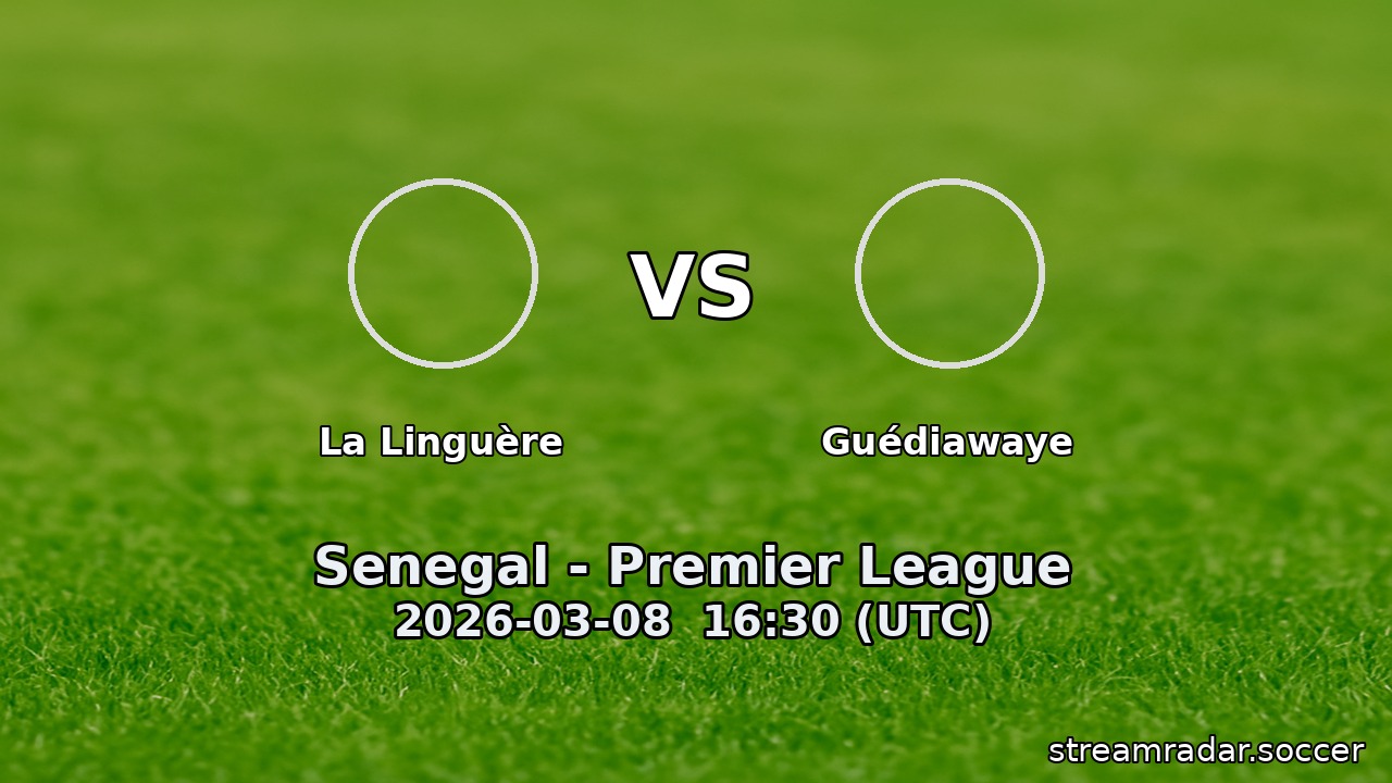 La Linguère vs Guédiawaye