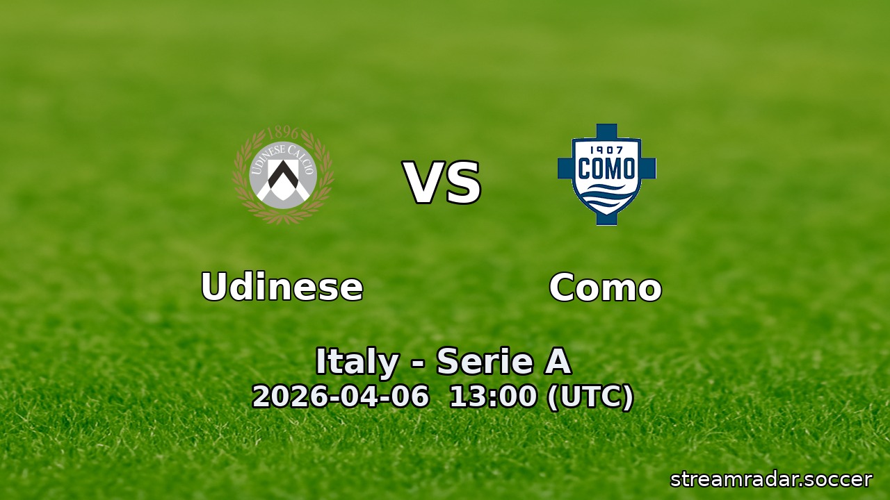 Udinese vs Como