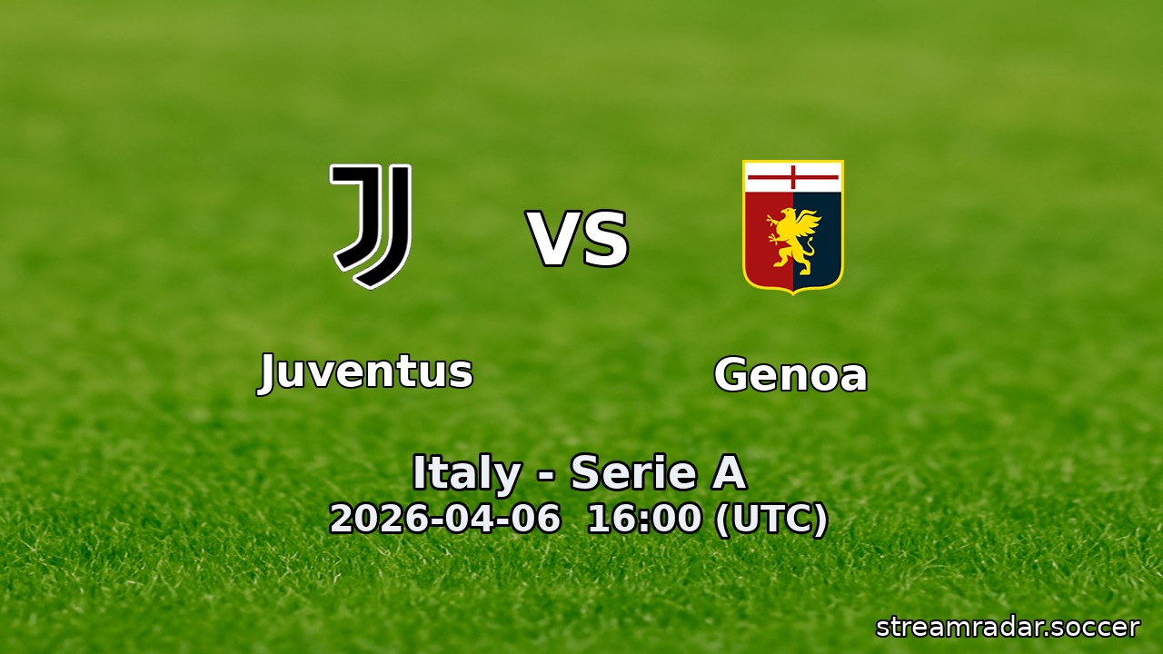 Juventus vs Genoa